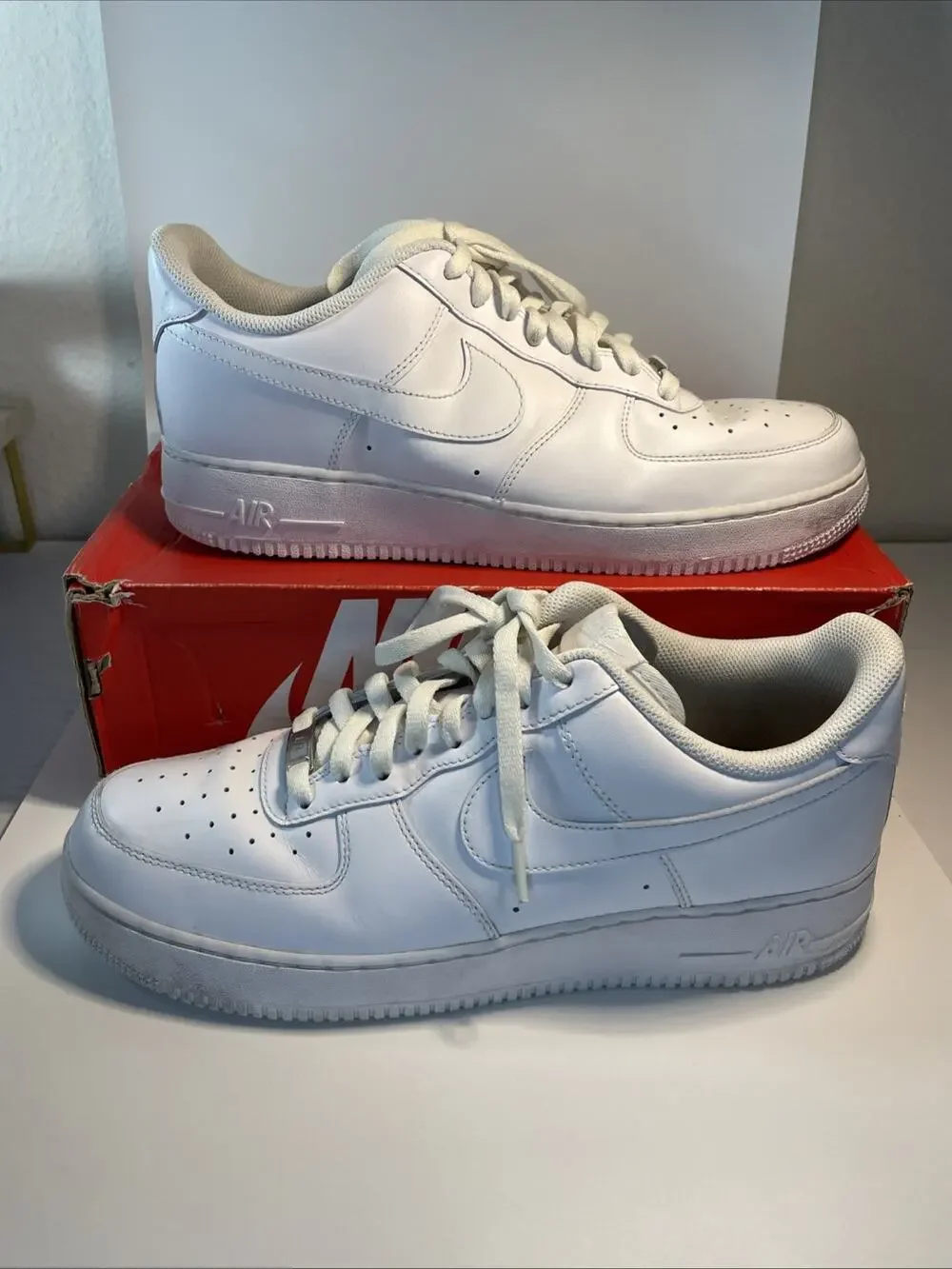 Size 12 - Nike Air Force 1 '07 Low Triple White Sz 12